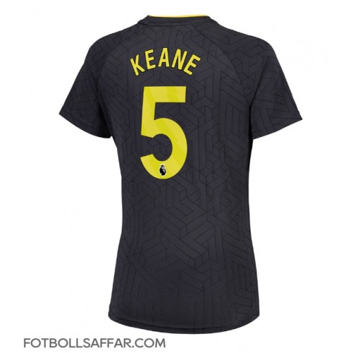 Everton Michael Keane #5 Bortatröja Dam 2024-25 Kortärmad